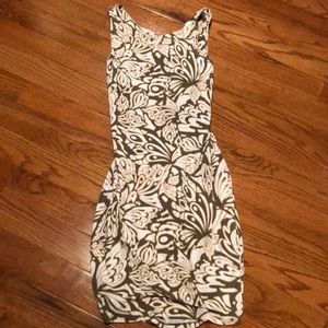 Sundress with partially open back